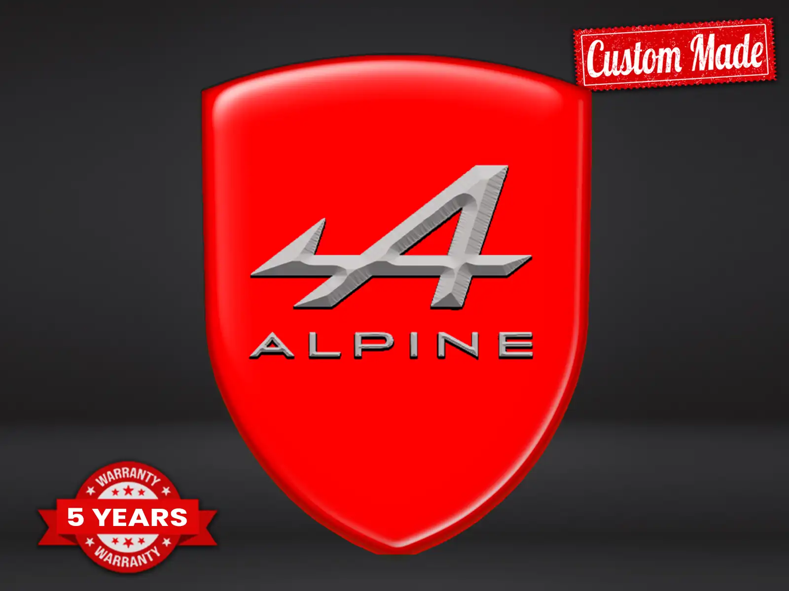 Alpina Fensteraufkleber Racing Hochwertig Robust